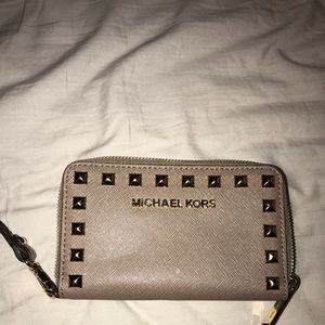 Michael Kors Studded Wristlet